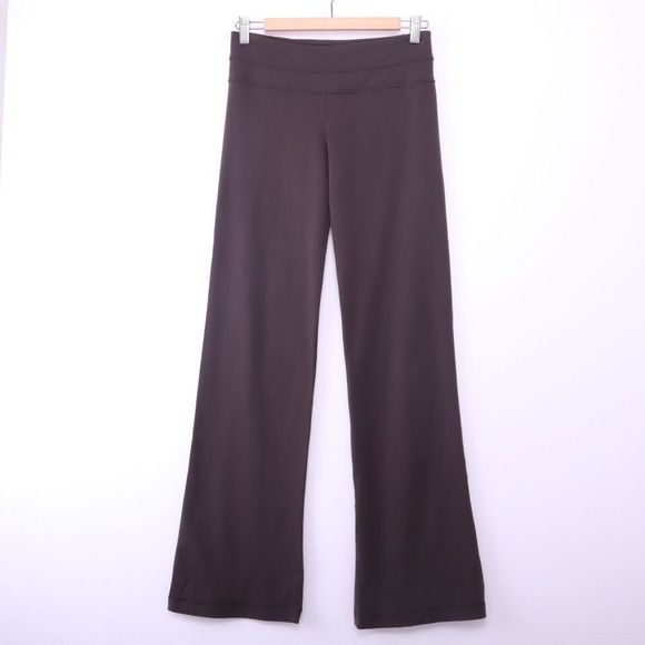 LULULEMON Wide Leg Brown Pants - Picture 1 of 5
